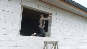 #013 Расширение проемов окон в газобетонных стенах