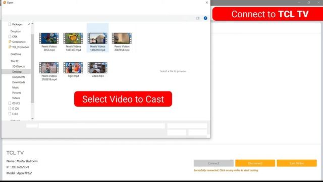 Cast Videos from PC to TCL TV | Best UNIVERSAL VIDEO CASTING PLAYER on WINDOWS 10 #cnxplayer смотреть онлайн