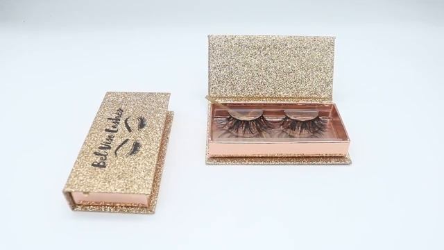 Роскошные целые золотые блестящие ресницы коробки с лотком крест накрест 5d 25 мм норковые на заказ смотреть онлайн