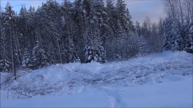 ЗИМА . Глубокий , рыхлый снег. смотреть онлайн