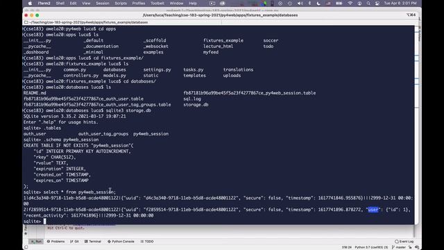 Examining the database content смотреть онлайн