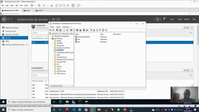 Intégrer CentOS 8 à un domaine Active Directory (Windows Server 2022) смотреть онлайн