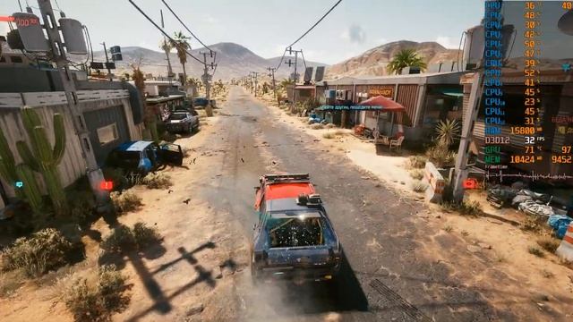 Cyberpunk 2077 E5 2697 V2 RTX 3080 3440x1440 Ultra Dlss NO