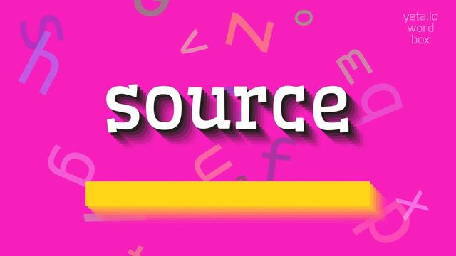 SOURCE - HOW TO PRONOUNCE IT? #source смотреть онлайн