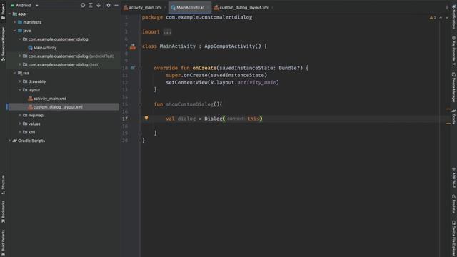 How to create a custom alert dialog in Android & Kotlin смотреть онлайн