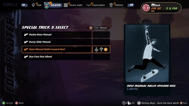 Tony Hawk Pro Skater 1+2 [Character Customization] смотреть онлайн