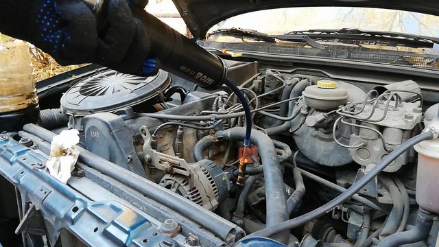 Замена масла через щуп за пять качков