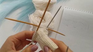 Носочки для новорожденного спицами. Подробный МК
