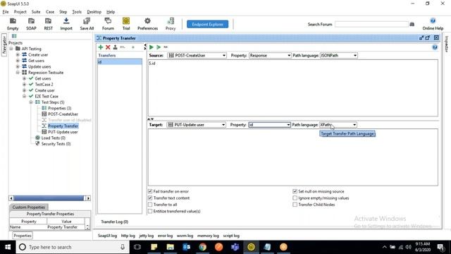 SoapUI Tutorial: REST API Testing using SoapUI and Groovy - Property transfer & Assertions смотреть онлайн