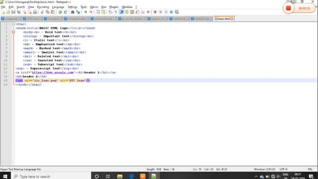 Programming in active server page | Episode 5 | HTML TAGS - Basic, Format, image, anchor, table tag смотреть онлайн