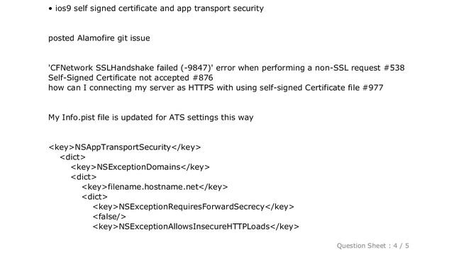 iOS : iOS 9.3 : An SSL error has occurred and a secure connection to the server cannot be made смотреть онлайн