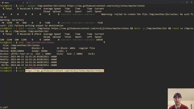 Create Parent Directories with Curl Using the --create-dirs Flag смотреть онлайн