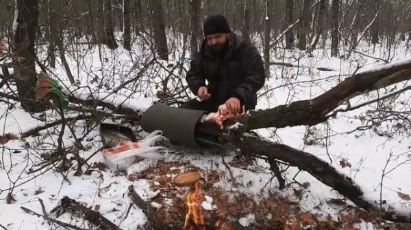 Зимний поход в лес, советы по выживанию зимой, рассказ историй из жизни