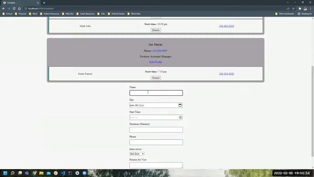 Schedule Web Application - Node.js + MongoDB смотреть онлайн