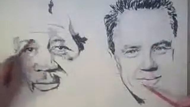 Рисование двумя руками смотреть онлайн