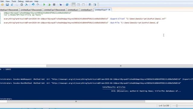 11 | PowerShell how to fetch data using Api(s). Restapi, web service,export to Json, Export to exce смотреть онлайн