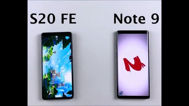 Samsung Galaxy S20 FE 5G VS Samsung Galaxy Note 9 Speed Test смотреть онлайн
