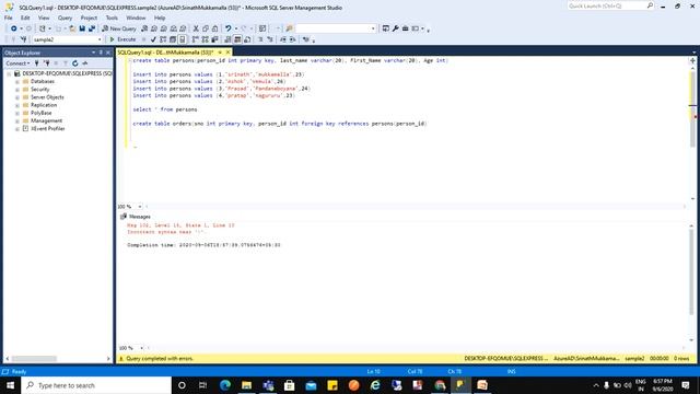 SQL SERVER TUTORIAL ENGLISH (FOREIGN KEY) смотреть онлайн