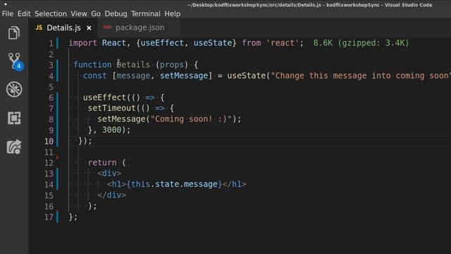 React Kodflix: UseEffect task #13 - 22.08.19 смотреть онлайн