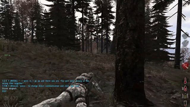 Arma 2: DayZ UK420 2018 - 1vs2 Situation (Winchester vs M16A4, DMR) смотреть онлайн
