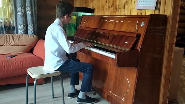 Сонатина Д. Чимароза. А- dur. Исп. Гугуев Николай, 6-й класс. Нахабинская ШИ. смотреть онлайн
