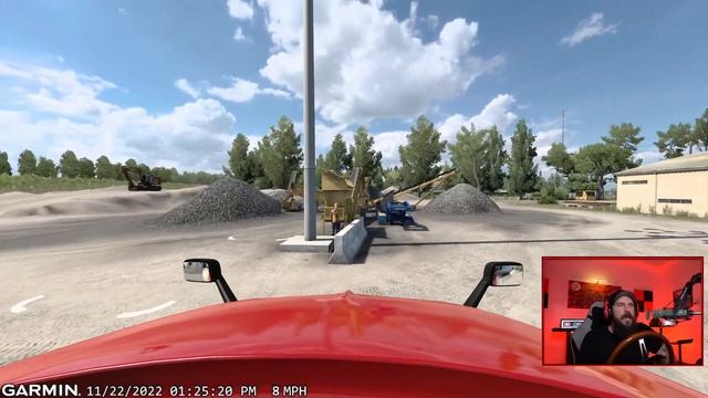 Live Dash Cam View Of Sim Tractor Trailer in Texas | American Truck Simulator смотреть онлайн