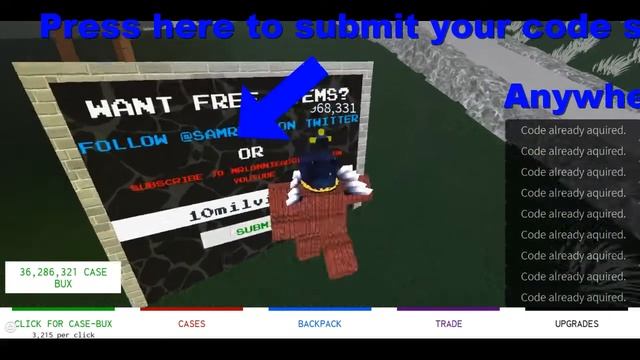 Roblox CASE CLICKER NEW CODES (Check DESC) смотреть онлайн