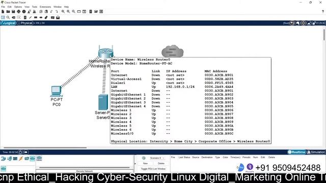 Cisco Packet Tracer Lab Challenge Answer : Challenging Task using Multiuser and Wireless Router смотреть онлайн