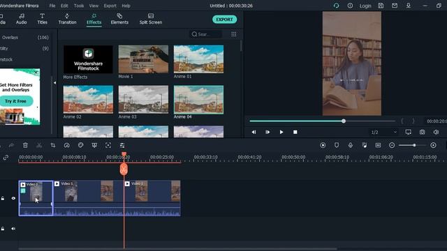How to Apply Multiple Effects in a Video file In Filmora смотреть онлайн