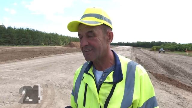 На автотрассе Казань –Шемордан ведутся работы по строительству новой дороги до села Пимери смотреть онлайн