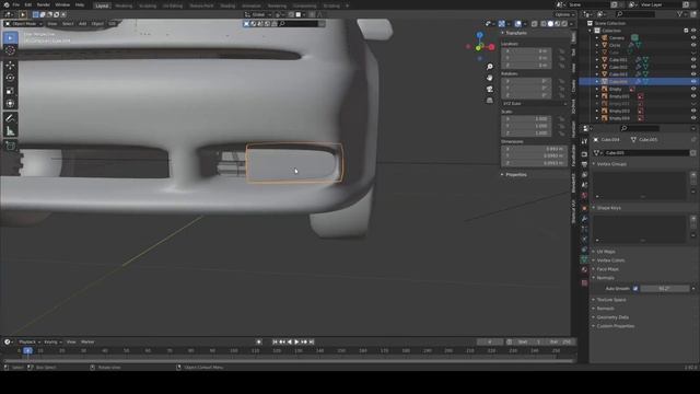 Renault 19 3D modelling 10x speed #Blender смотреть онлайн