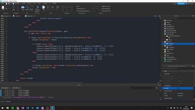 [#7] Roblox UI Library Tutorial – Sliders смотреть онлайн