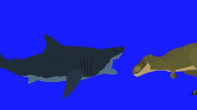 T-Rex vs megalodon (stick nodes pro) next vid is megalodon vs mosasaurus remake смотреть онлайн