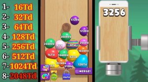Blob Merge 3D | Unlock (2048Td ) 2048ball in blob merge 3d video game android, iOS new update #9