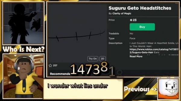 Jujutsu Kaisen - Suguru Geto Roblox Cosplay Showcase