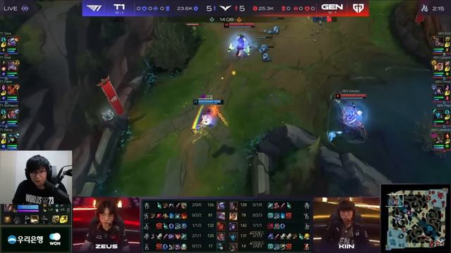 ZEUS のTFカウンタートリスTOP!? - T1 vs GENG 2試合目 - LCK SPRING2024実況解説 смотреть онлайн