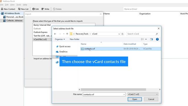 How to Import vCard Contacts to Thunderbird Address Book - Guide смотреть онлайн