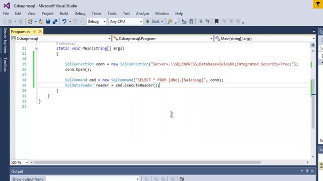 C# Connect to MS SQL Server Database смотреть онлайн