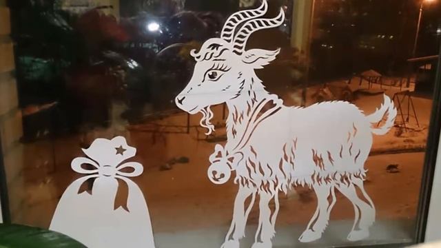 Оформление окон на Новый год 2018 своими руками смотреть онлайн