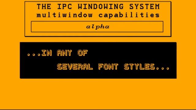 MAME showcase: HP Integral PC - portable UNIX workstation (1985) - sales demo disk смотреть онлайн