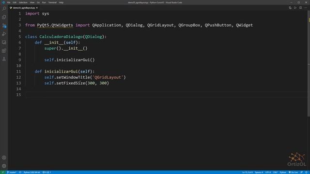 Python Curso V2: 454 1/2 Distribuir Componentes (QPushButton) en un Layout Tipo QGridLayout (Grilla смотреть онлайн