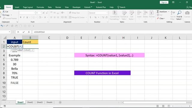 How to Use Excel COUNT Function in Office 365? GeekExcel смотреть онлайн