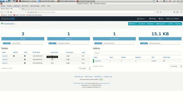 Elastic - 9. ElasticHQ : interface graphique pour nos clusters смотреть онлайн