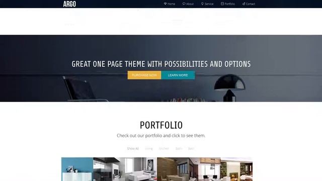 Argo - OnePage Bootstrap Metro UI Joomla template смотреть онлайн