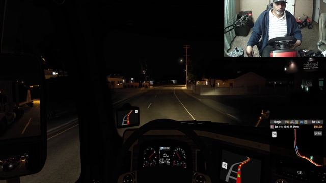 American Truck Simulator 1.46 Laredo Run (Thrustmaster TS-XW TrackIR) смотреть онлайн