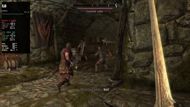 SKYRIM: SPECIAL EDITION - RYZEN 3 2200G OC + GTX 1060 5GB - 1080p ULTRA смотреть онлайн