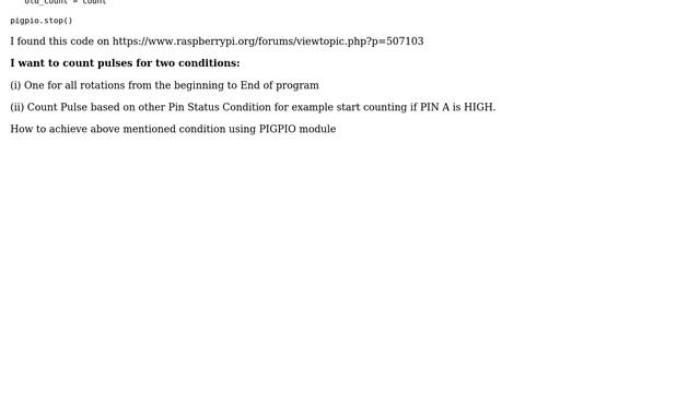 Raspberry Pi: Not able count Pulses Generated by PLC смотреть онлайн