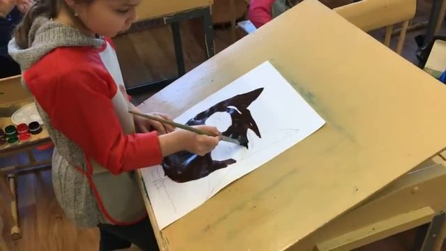 Подготовительная группа народной изостудии "Радуга" смотреть онлайн