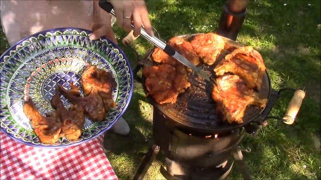 Мясное ассорти на костре. Мясное ассорти по хорватски. смотреть онлайн