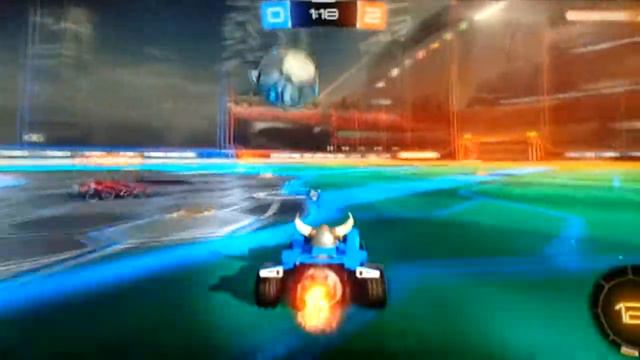 Chasing A Big Ball/ Rocket League PS4 Gameplay